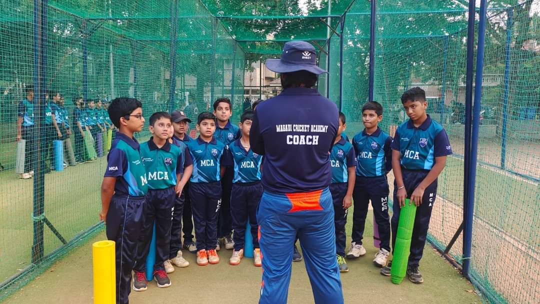 MCA coach training young cricketers